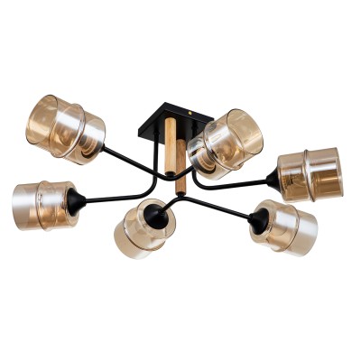 Светильники Потолочные Escada 699/6P E27*60W Black