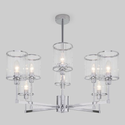 Люстра на штанге Eurosvet 60144/8 хром