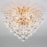 Накладная люстра Eurosvet 3299/6 золото/прозрачный хрусталь Strotskis