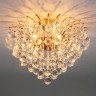 Накладная люстра Eurosvet 3299/6 золото/прозрачный хрусталь Strotskis