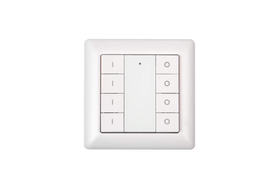 Настенная радио панель EASYBUS на 4 зоны, 3В батарейка ES-B-W-K8/Z4 007495