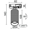 Трековый светильник Technical TR089-1-GU10-BB