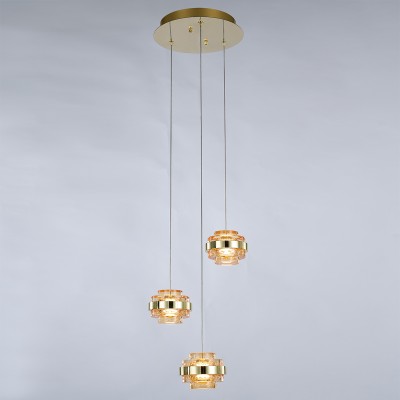 Подвесной светильник Delight Collection MD22030002-3A gold/champagne