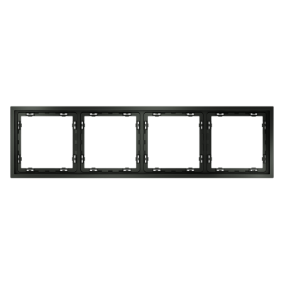 Рамка пластиковая VOLTUM S70 на 4 поста, (титан)