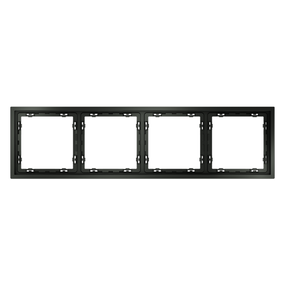 Рамка пластиковая VOLTUM S70 на 4 поста, (титан)