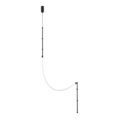 SL6132.401.20 Светильник настенно-потолочный ST-Luce Черный/Белый LED 1*20W 3000K