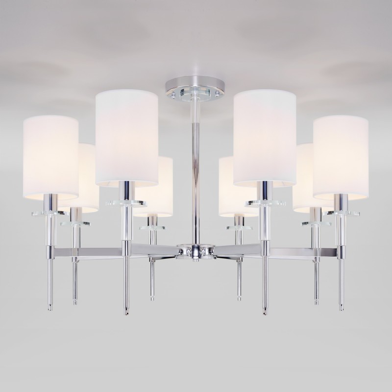 Люстра на штанге Eurosvet 60132/8 хром