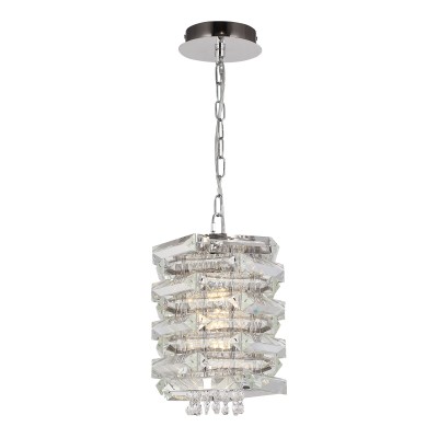 SL6137.103.01 Светильник подвесной ST-Luce никель/прозрачный E14 1*40W