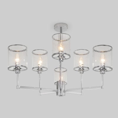 Люстра на штанге Eurosvet 60144/6 хром