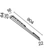 Трековый светильник Technical TR030-4-30WTW-DD-B
