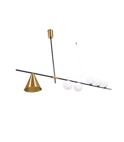 Подвесной светильник Lumina Deco Renzo LDP 6043-6 BK+MD