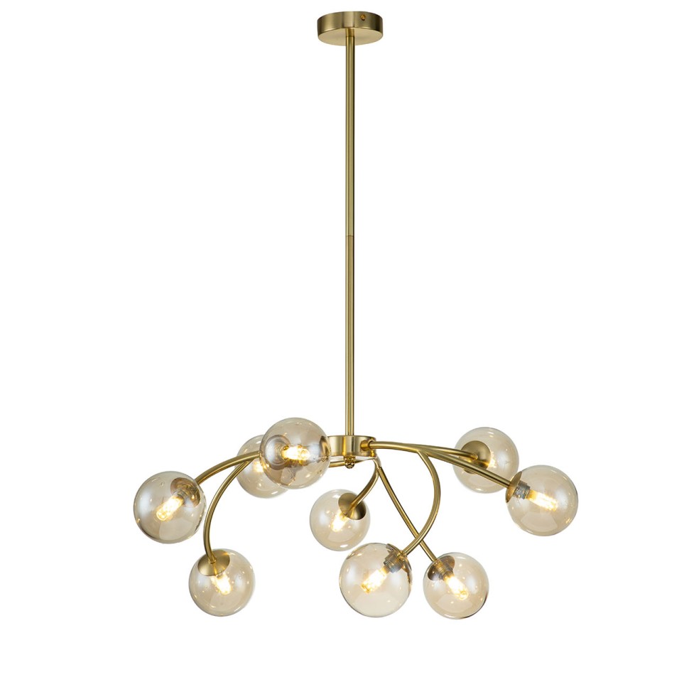 INDIGO Светильник на штанге INTERO 11024/9R Gold