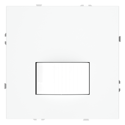 Датчик движения встраиваемый VOLTUM S70, (белый матовый)