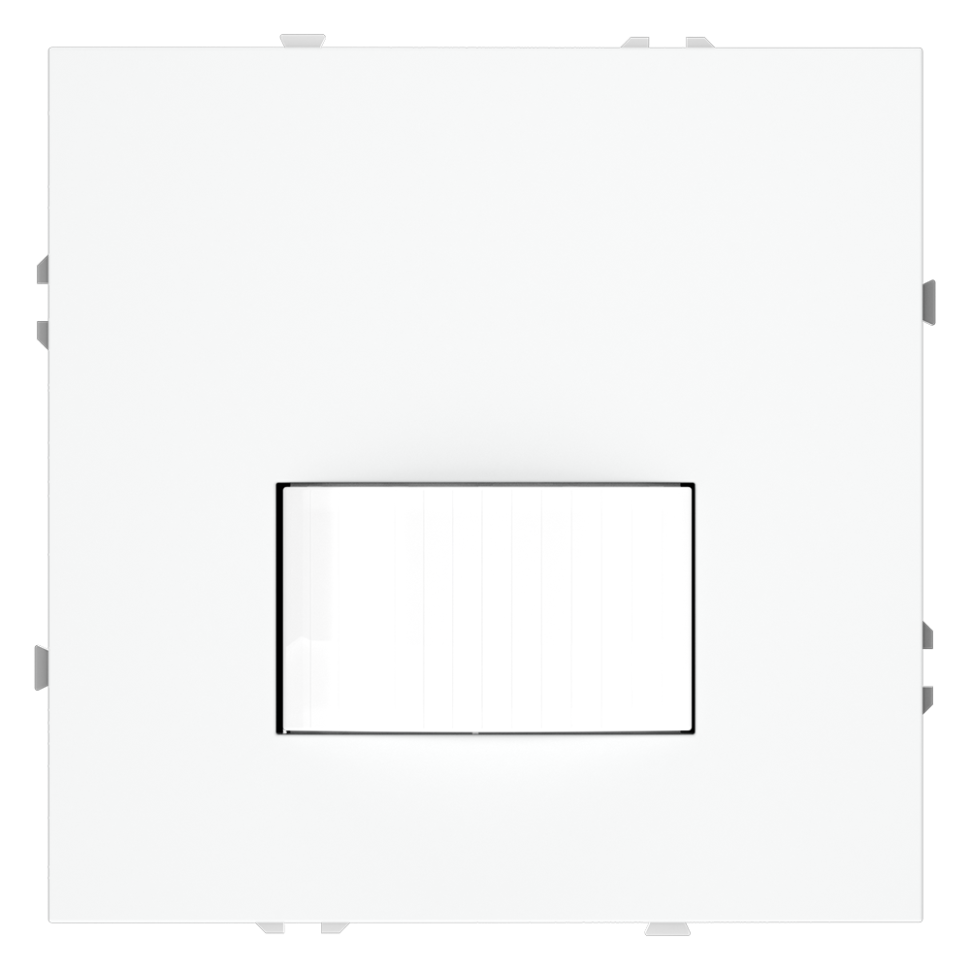 Датчик движения встраиваемый VOLTUM S70, (белый матовый)