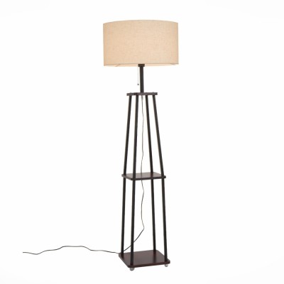 SLE302.405.01 Торшер ST-Luce Черный, Коричневый/Бежевый E27 1*40W (из 2-х коробок) (Уцененный товар)