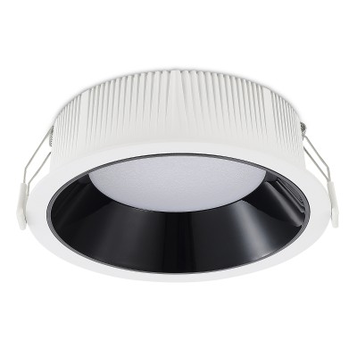 ST755.438.18 Св-к встр. Черный LED 1*18W 3000K 1 620Lm Ra80 120° IP20 D160xH60 100-240V