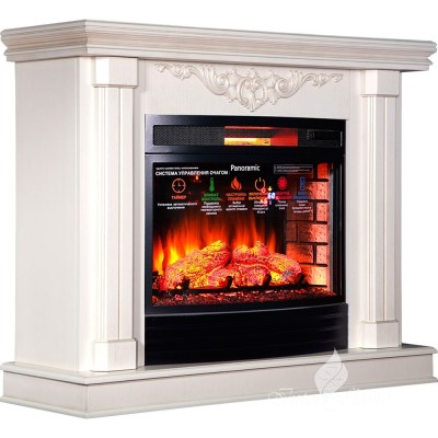 Каминокомплект Inter Flame Джениус с очагом Panoramic 25