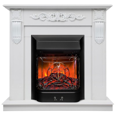 Электрокамин Dominica WT с очагом Majestic Lux Black