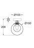 Настенный светильник (бра) Maytoni MOD521WL-01G1