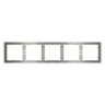 Рамка пластиковая VOLTUM S70 на 5 постов, (сталь)