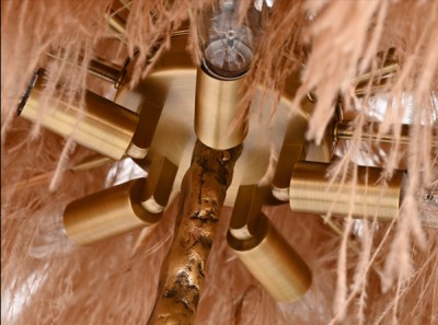 Торшер Delight Collection BRFL5014 white/antique brass