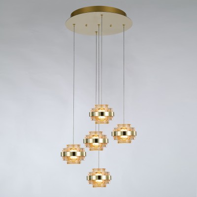 Подвесной светильник Delight Collection MD22030002-5A gold/champagne