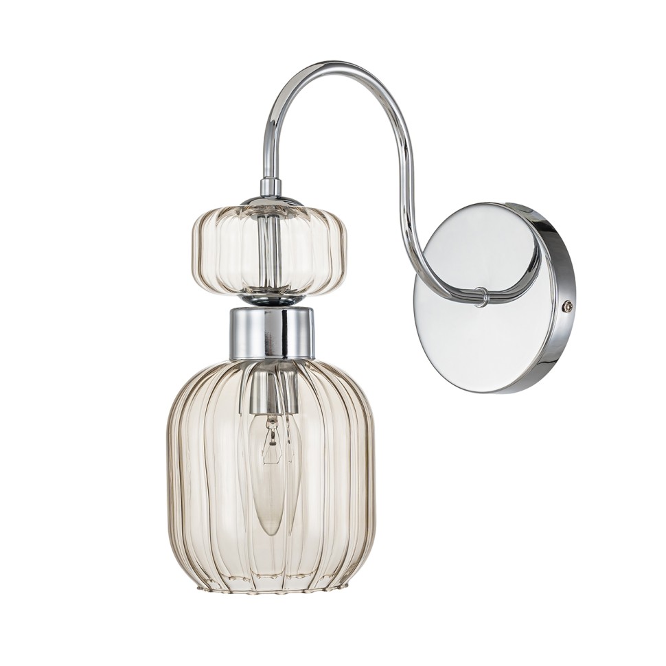 Настенные светильники Бра Escada 1141/1A E14*60W Chrome/Beige