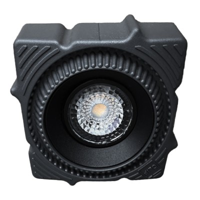 ST753.438.07 Св-к встр. светодиодный в натяжной ПВХ потолок Черный LED 1*7W 3000K 560Lm Ra80 60° IP2