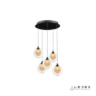 Подвесная люстра iLedex Oblivion C4457-5R Хром