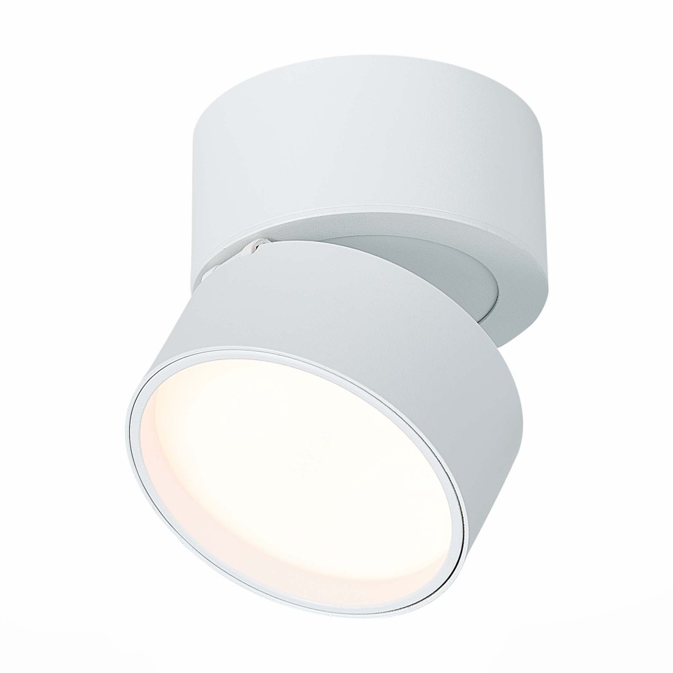 ST651.532.09 Светильник потолочный поворотный Белый LED 1*9W 3000K 720Lm Ra>90 120° IP20 D85xH87 170-240VV