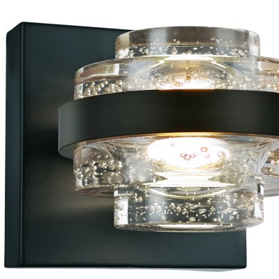 Настенный светильник Delight Collection MB22030002-1A black/clear