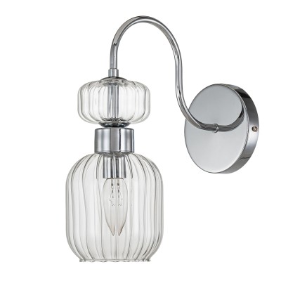 Настенные светильники Бра Escada 1141/1A E14*60W Chrome/Clear