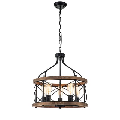 INDIGO Подвесной светильник CAMINO 10017/5P Black