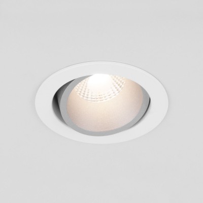 Встраиваемый светильник Elektrostandard 15267/LED 7W 4200K WH/SL белый/серебро