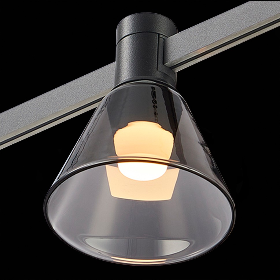 ST814.406.03 Магнитный трековый светильник FARM Черный LED 1*3W 3000K 78Lm Ra90 120 IP20 D90xH102 24