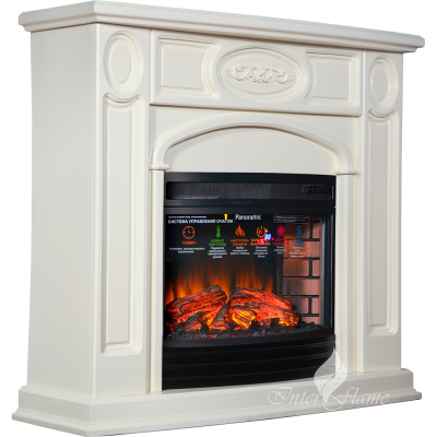 Каминокомплект Inter Flame Юнона с очагом Panoramic 25