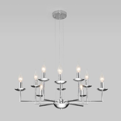 Подвесная люстра Eurosvet 60150/10 хром