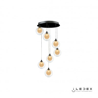 Подвесная люстра iLedex Oblivion C4457-7R Хром