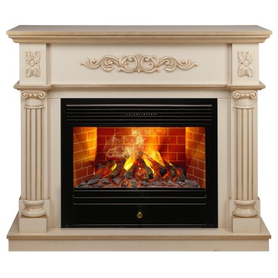 Электрокамин Silvia 26 WT-619G с очагом 3D Novara