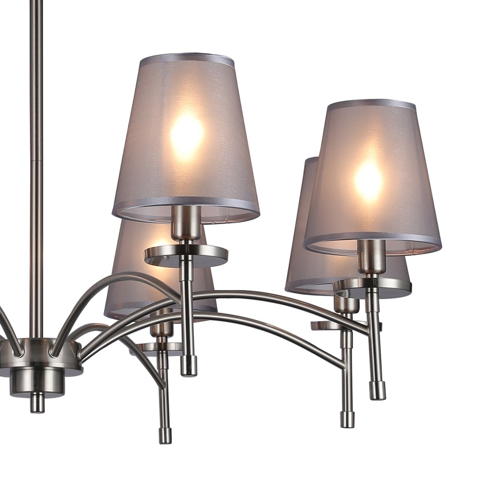 Люстры На штанге Escada 694/8PL E14*40W Nickel