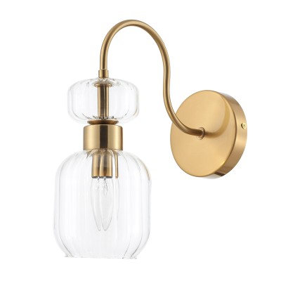 Настенные светильники Бра Escada 1141/1A E14*60W Antigue copper/Clear