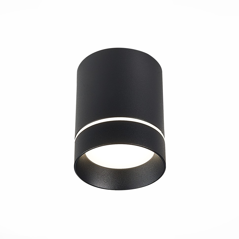 ST115.442.07 Светильник потолочный Черный LED 1*7W 4000K 490Lm Ra>90 120° IP20 D79xH100 170-240V