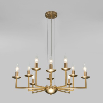 Подвесная люстра Eurosvet 60150/10 латунь