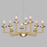 Подвесная люстра Eurosvet 60150/10 латунь