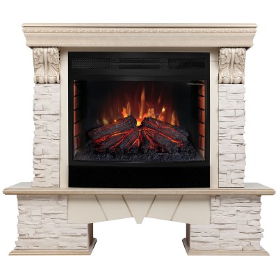 Электрокамин Rockland Lux 25/25,5 WT с очагом Firefield 25