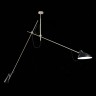 SL1803.203.02 Светильник подвесной ST-Luce Черный+Золото/Черный E27 2*60W