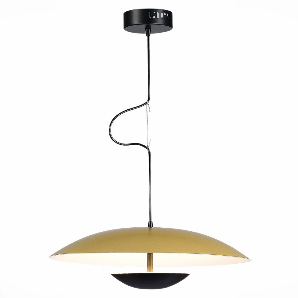 SL6502.203.01 Светильник подвесной ST-Luce Золотистый,Черный/Золотистый LED 1*35W 3000K
