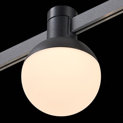 ST815.406.05 Магнитный трековый светильник FARM Черный LED 1*5W 3000K 78Lm Ra90 120 IP20 D75xH109 24