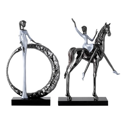 Статуэтка настольная ArtHomeDecor PRETTY WOMAN 7483 BLACK &amp; WHITE