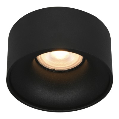 ST260.408.01 Св-к встр. Черный GU10 1*50W IP20 D85xH104 220V Без ламп